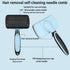 Self cleaning slicker brush for dogs and cats, skin-friendly grooming cat brush, easy-to-clean dog hair brush, depilatory brush, hair brush puppy ...