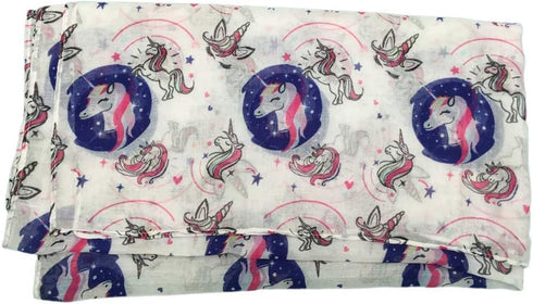 Best Trendy Choices Unicorn Scarf - Long Lightweight Wrap, Rainbow Print Pattern for Women...
