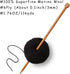 100% Merino Wool Yarn, 6-Ply Luxurious and Soft Yarn for Hand Knitting & Crocheting, 1.76 OZ/50g, 127 yds/116 Meters (Black, 3 Balls)...