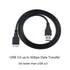 USB 3.0 Hard Drive Cable, USB-A to Micro B Cable Compatible with Samsung Galaxy S5, Note 3, Note Pro 12.2, Camera, WD Toshiba Seagate Hard Drive a...