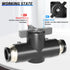 TAILONZ PNEUMATIC 4mm OD Ball Valve Air Flow Control Valve Push to Connect Fitting BVU-4?Pack of 3?...