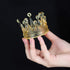 Set of 2 Princess Crown Silicone Fondant Molds 3D Crown Gumpaste Candy Mold Sugarcraft Baking Tool for Birthday Party Cake Topper Decorating...