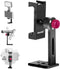 Manbily Phone Tripod Mount Adapter with Cold Shoe, Metal Aluminum Smartphone Tripod Holder 360° Cell Phone Clip for iPhone Samsung Video Live Vlog...