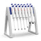 FOUR E'S SCIENTIFIC Laboratory Pipette Stand, Plastic Linear Pipettor Holder Micropipette Rack, Hold Up to 7-8 Pipettes (Pipettes Not Included)...