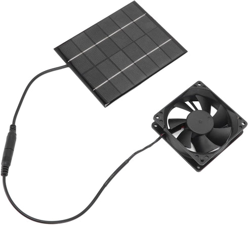 Solar Panel Fan Kit, Mini Solar Powered Exhaust Fan, Heat Dissipation Tool for Greenhouse, Chicken Coops, Sheds, and Windows...