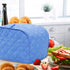 Polyester Quilted Toaster Cover for Two Slice Toaster and Dust & Fingerprint Protection, Machine Washable. (Blue, 11.5 x 8 x 8 in)...