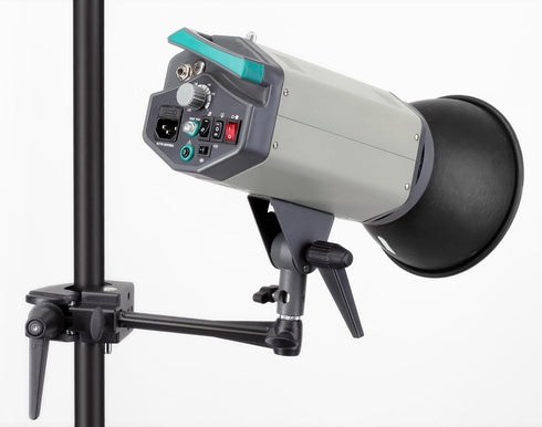 PHOCUS 6" Extension Arm with Universal Adapter Spigot for Super Clamp for Mounting Photo Studio Light, Strobe, LED Light or Camera...