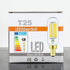 Leools E12 LED Bulb Dimmable 6W Equal 60 watt Light Bulb Soft White 3000K T6 T25 E12 Candelabra Bulb 60 watt for Chandeliers,Ceiling Fan,Pendant,W...
