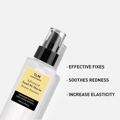 Snail Mucin 96% Power Repairing Essence 100ml/3.38 fl.oz, Hydrating Serum for Face with Snail Secretion Filtrate for Dull Skin & Fine Lines(1PCS)...