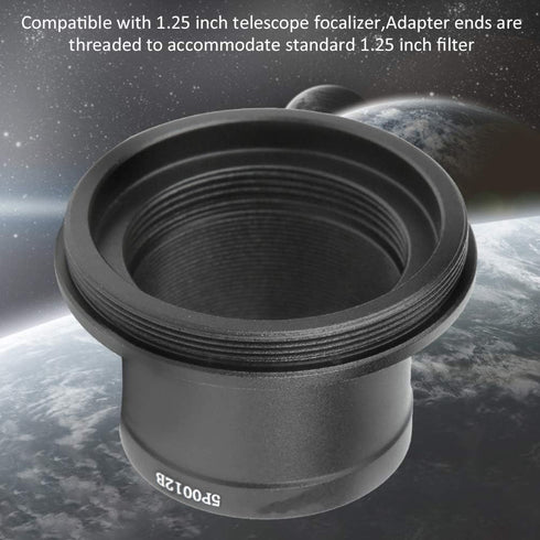 1.25 Inch T Adapter Telescope Camera Adapter, 1.25" T Mount Telescope Eyepiece Lens Adapter Ring with M42 x 0.75 Thread Astronomy Telescope...
