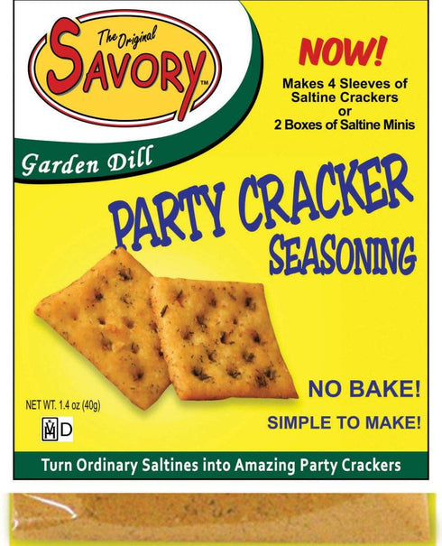 Savory Saltine Seasoning, 1.4 Ounce, Garden Dill, 4 Pack...