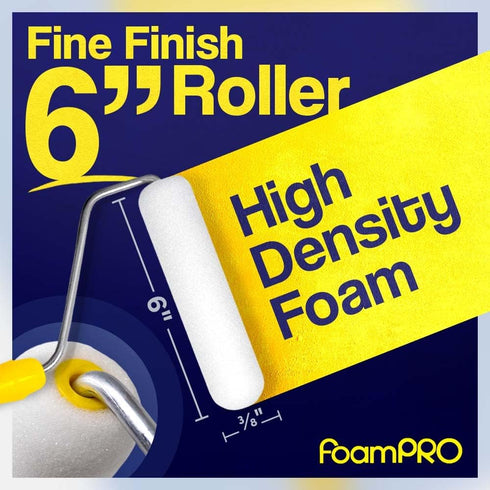 FOAM PRO 176-10 Foam Paint Roller, Pack of 10...