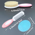 Baby Hair Brush &Silicone Baby Cradle Cap Brush Set, for Newborns & Toddlers-Natural Soft Goat Bristles-Ideal for Cradle Cap-Perfect Baby Registry...