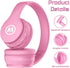 Headphones Bluetooth Wireless/Wired Kids Volume Limited 85 /110dB Over Ear Foldable Protection Headset with AUX 3.5mm Mic for Boys Girls School Pa...