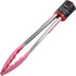 Chef Craft Premium Silicone Cooking Tongs, 12 inch, Pink...