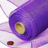 Purple Deco Mesh Wreath Decor - 10" x 10 Yards, Decorative Ribbon Roll, Swag, Tree Topper, Bows, Gifts, Garlands, Presents, Mardi Gras, Easter...