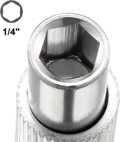 uxcell 1/4-Inch Drive x 8-Inch Flexible Socket Extension Ratchet...