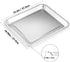 2 PCS Stainless Steel Baking Tray Pan Compatible with Cuisinart Toaster Oven Tray,Suitable for Cuisinart Air Fryer TOA-060 and TOA-065, Cookie & B...