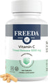 FREEDA Vitamin C - Timed Release Vitamin C 1000mg - Kosher Vegan - Powerful Antioxidant Immune Support - Time Release Vitamin C 1000mg Tablets - R...