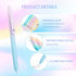 5 PCS Zennyth Gel Pens Quick Dry Fine Point Premium Retractable Rolling Ball Black Ink Smooth Writing Pens for School Office (Aurora)...