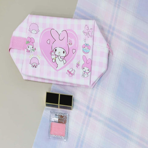 Kawaii Cartoon Travel Cosmetic Bag, Waterproof Large Capacity Cosmetic Pouch, Cute Anime Makeup Bag with Zipper, Foldable Storage Bags Makeup Pouc...