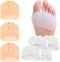 5 Pairs Ball of Foot Cushions, Soft Gel Metatarsal Pads Women Men for Pain Relief, Calluses, Bunions, Corns, Morton Neuromas, Fit for Heels & Shoe...