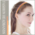 12pcs Colorful Thin Headbands for Women 6mm Light Pigtail Skinny Hairbands for Girls Hard Teeth Headbands For Kids Teens...