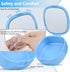 Retainer Case,Mouth Guard Case,Denture Case,Orthodontic Aligner Case With Mirror and Ventilation Holes Night Guard Case,Sky Blue...