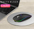 TENMOS Wireless Bluetooth Mouse, LED Slim (Bluetooth 5.1/5.0 + USB) 2.4GHz Rechargeable Silent Bluetooth Wireless Mouse with Type C Adapter for La...