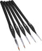 Detail Paint Brushes Set Artist Paint Brushes Painting Supplies for Art Watercolor Acrylics Oil, 5 Pieces (Black)...
