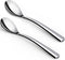 Coffee Spoons,2-Piece GLAMFIELDS Teaspoons with a Long Handle, 6"Demitasse Espresso Spoons Set Food Grade Stainless Steel Small Serving Spoons for...