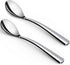 Coffee Spoons,2-Piece GLAMFIELDS Teaspoons with a Long Handle, 6"Demitasse Espresso Spoons Set Food Grade Stainless Steel Small Serving Spoons for...