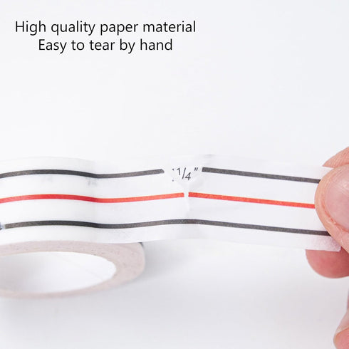 1/4"" Seam Diagonal Seam Tapes 10Yard Each Roll Sewing Basting Tape for Stitching Straight Diagonal Seam Instruction Tool, 4.5x1.8cm...