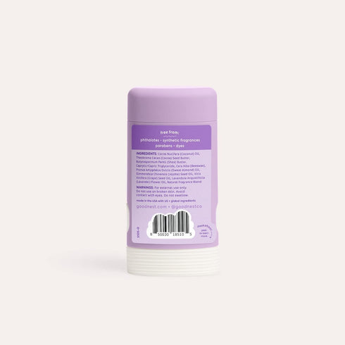 Goodnest® Baby & Toddler Travel Balm Stick - Lavender, 6 Natural Moisturizers, Travel Balm, Organic Baby Balm, Hypoallergenic, Refillable Silicone...