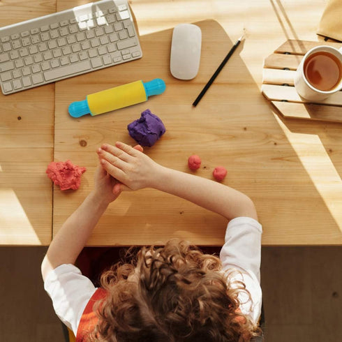 4pcs Clay Rolling Pin Soft Clay Plasticine Dough Modelling Roller Sticks Children Clay and Dough Playing Tools Kids Playdough Kit...