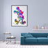 DIY Oil Painting Paint by Number Kits for Adults Kids Beginner, Colorful Animals Painting on Canvas Without Frame, Color Mouse 16x20inch...