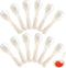 Caviar Spoons Mother of Pearl MOP Caviar Spoons with Hand Craft W Round Handle for Caviar, Egg, Ice Cream, Salt, Coffee Serving, Restaurant Servin...