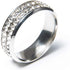DiBanGu Mens Gold/Siver Tie Ring Solid Tie Accessories with Diamond for Necktie Wedding Party Gift...