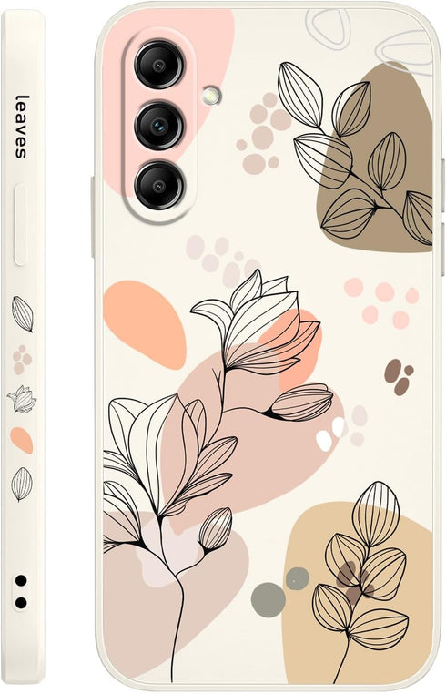 for Samsung Galaxy A25 5G Case Silicone Soft Anti Scratch Microfiber Lining Case for Samsung A25 5G Stylish Phone Cover 6.5 Inch-Morandi White...
