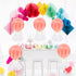 Rose Gold Party Supplies, 6 Pack Tutu Tulle Balloon Centerpieces Set for Women Girl Birthday Wedding Engagement Bachelorette Bridal Shower Party T...