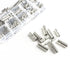 300PCS Non-Insulated Butt Connectors Kit, Connectors of Tinned Red Copper, 24-22 22-18 18-14 14-12 12-10 14 8 Gauge Electrical Wire Crimp Seamless...