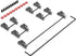 DUROCK Stabilizer V3, Screw in Stabilizers with 2u 6.25u 7u Wires, PCB Mount Keyboard Stabilizers for Mechanical Keyboards (V3 Smokey Black 80% Ki...