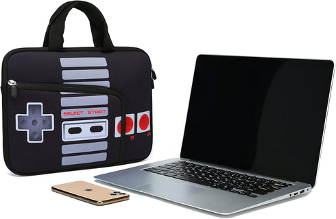 11.6" 12.2 inches Laptop Sleeve Chromebook Case Ultrabook Case Notebook Sleeve PC Messenger Bag Tablet Case Neoprene Handle Sleeve for Kids Men Wo...