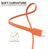 Charge 4 Type C Charger Cable Compatible with Flip 5, Charge 4, JRPOP Speaker, Endurance Peak, CHARGE4BLKAM Speakers (Orange)...