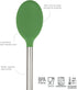 Tovolo Silicone Mixing Spoon With Stainless Steel Handle, Scratch-Resistant & Heat-Resistant Stirring Spoons, Kitchen Utensil Safe for Nonstick Co...