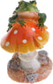 Resin Mushroom with Animal Ornament Fairy Garden Mushroom Garden Pots Decoration Pottery Ornament for DIY Dollhouse Potting Shed Flowerpot Plants ...