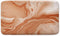 Orange Bathroom Rug Mat, Abstract Marble Bath Mats for Bathroom Non Slip, Modern Bath Rug Soft Luxury Microfiber Floor Rug for Tub Shower 19" x 31...