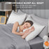 Mulberry Silk Pillowcase for Hair and Skin,Standard Size Cooling Silk Pillow Case with Hidden Zipper,Allergen Proof Dual Sides Soft Breathable Smo...
