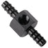 5/16 Hose Barb Inline Fuel Pressure Gauge T Fitting Adapter Union with 1/8 NPT Sensor Gage Port Aluminum Black...