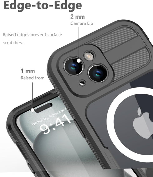 Design for iPhone 15 Plus Waterproof Case, Shockproof Dustproof Waterproof Phone Case for iPhone 15 Plus, Full Body Protective Case for iPhone 15 ...